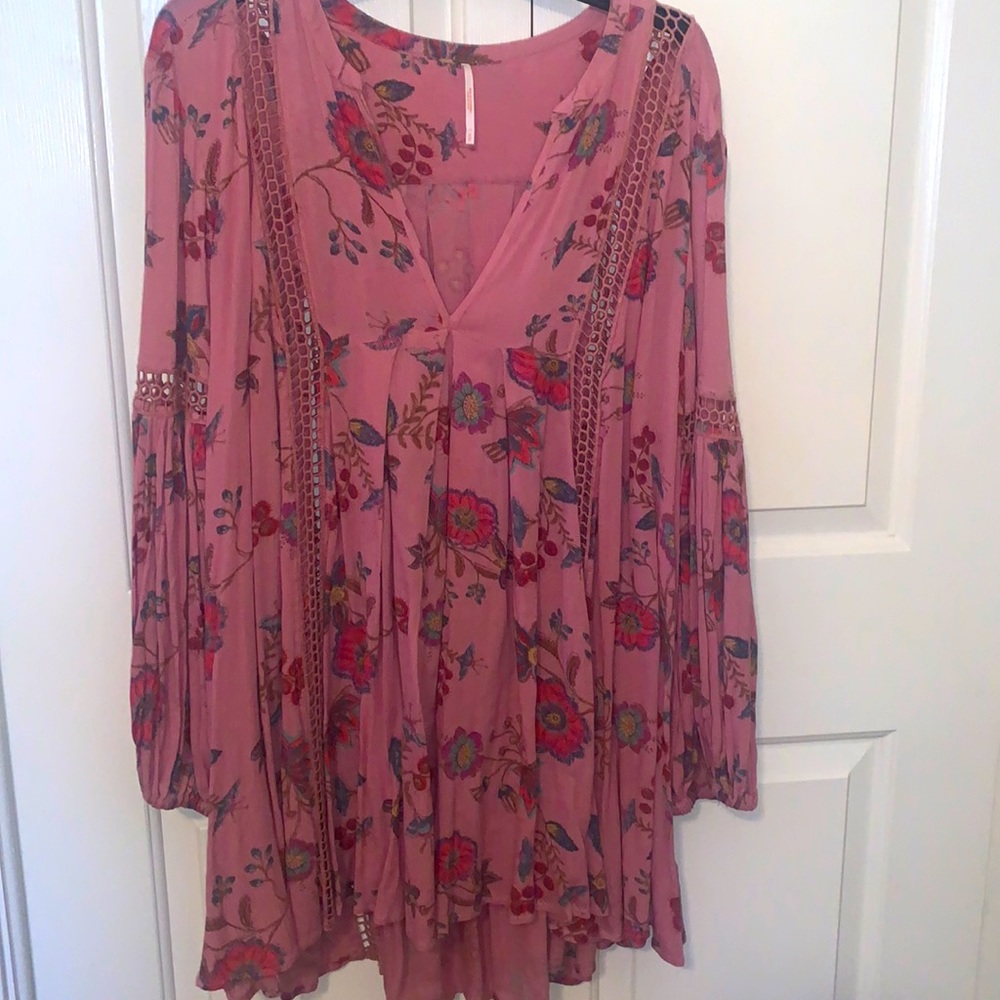 Free people tunic Small runs large used only a few times